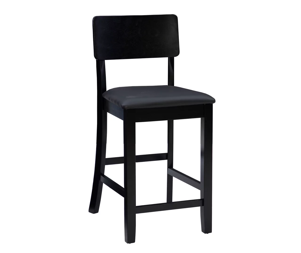 24" Black Contemporary Counter Stool 5 24" Black Contemporary Counter Stool - Image 3