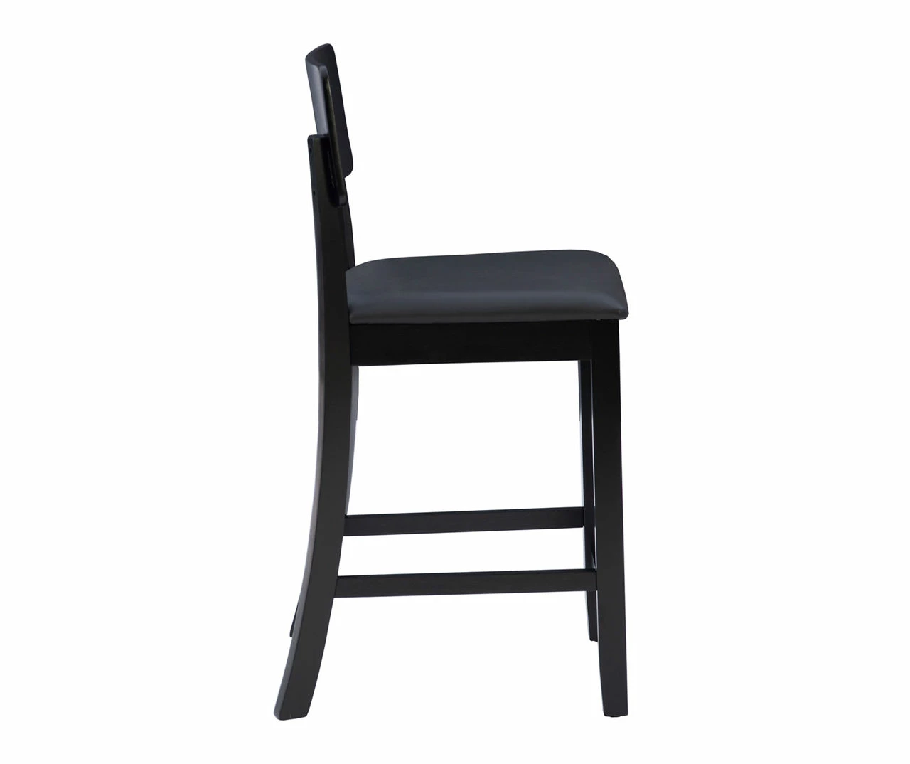 24" Black Contemporary Counter Stool 10 24" Black Contemporary Counter Stool - Image 8