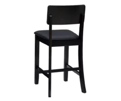24" Black Contemporary Counter Stool 23 24" Black Contemporary Counter Stool -Storage supplies store 810389596 A0 4