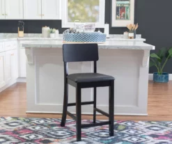 24" Black Contemporary Counter Stool 19 24" Black Contemporary Counter Stool -Storage supplies store 810389596 B0 2