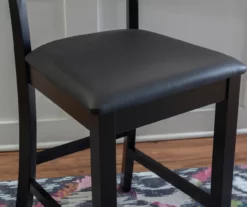 24" Black Contemporary Counter Stool 25 24" Black Contemporary Counter Stool -Storage supplies store 810389596 B8