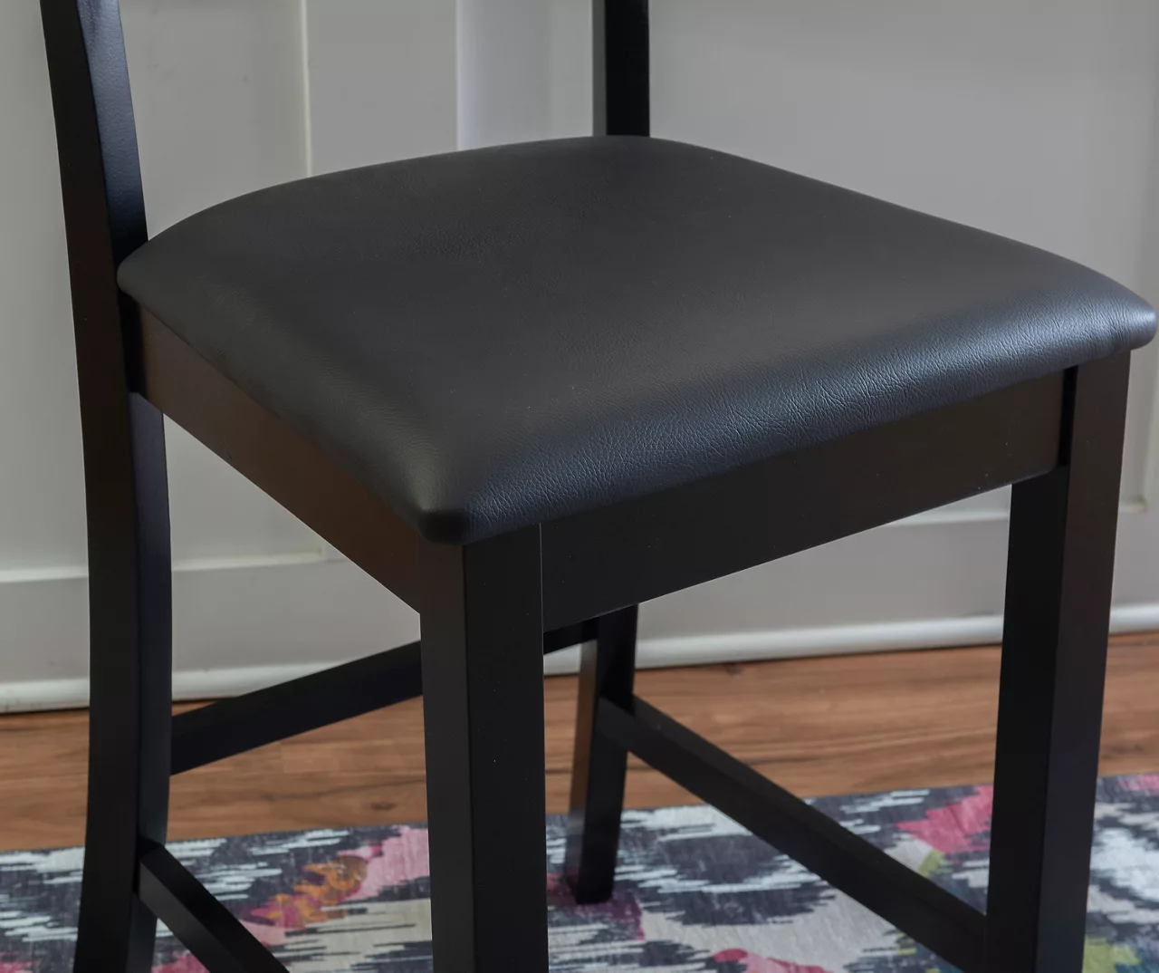 24" Black Contemporary Counter Stool 14 24" Black Contemporary Counter Stool - Image 12