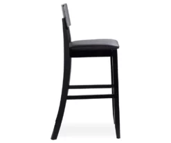 Contemporary Black Bar/ Counter Stools -Storage supplies store 810389597 3 1