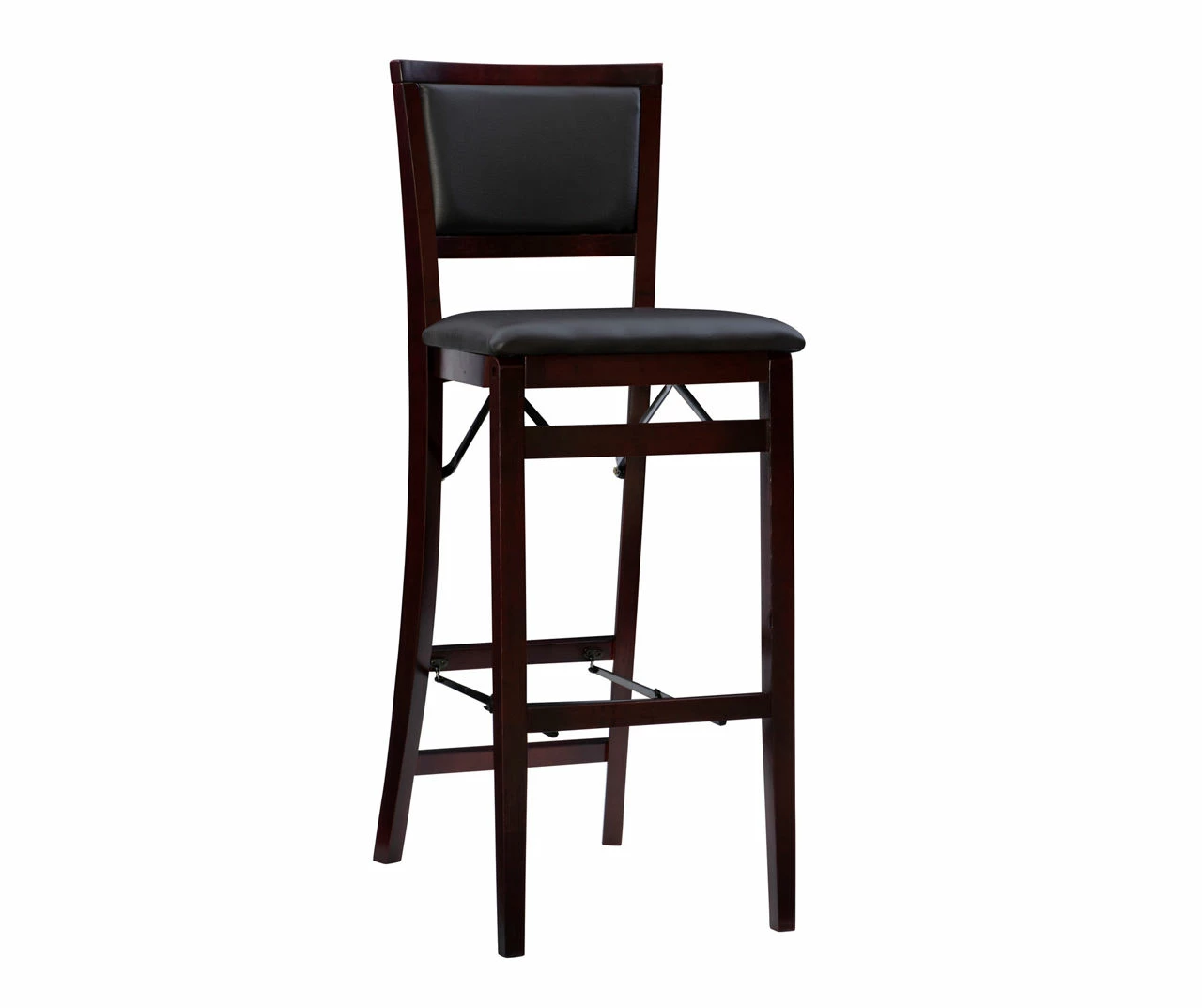 30" Espresso Padded Folding Barstool 3 30" Espresso Padded Folding Barstool