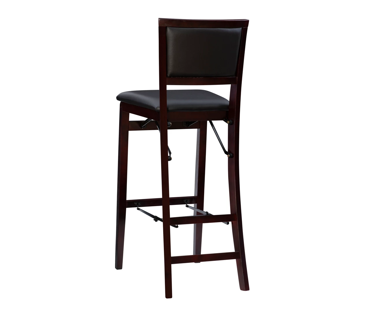 Espresso Padded Back Folding Bar/Counter Stools 11 Espresso Padded Back Folding Bar/Counter Stools - Image 9