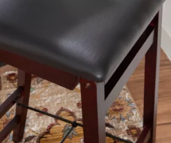 30" Espresso Padded Folding Barstool 10 30" Espresso Padded Folding Barstool -Storage supplies store 810389598 4