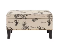 Claudia Botanical Storage Ottoman -Storage supplies store 810389625 A0 2