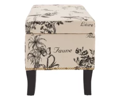 Claudia Botanical Storage Ottoman -Storage supplies store 810389625 A0 3