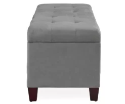 Erin Gray Padded Shoe Storage Ottoman 10 Erin Gray Padded Shoe Storage Ottoman -Storage supplies store 810389631 3