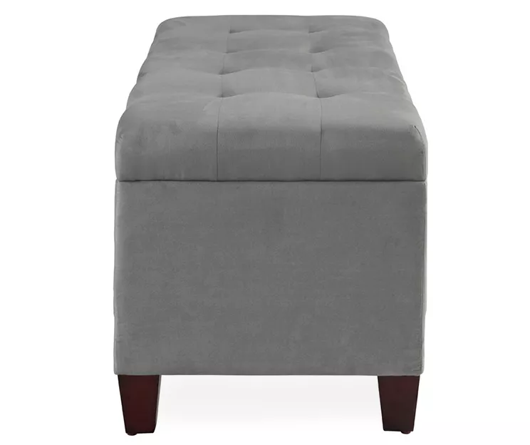 Erin Gray Padded Shoe Storage Ottoman 6 Erin Gray Padded Shoe Storage Ottoman - Image 4