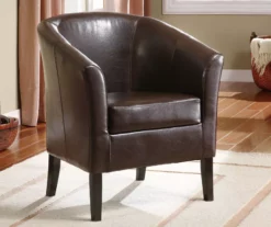 Spencer Faux Leather Club Armchair 28 Spencer Faux Leather Club Armchair -Storage supplies store 810389641 1