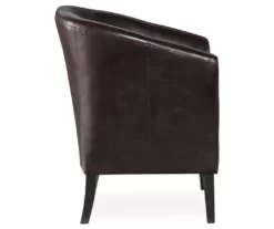 Spencer Faux Leather Club Armchair 30 Spencer Faux Leather Club Armchair -Storage supplies store 810389641 3 1