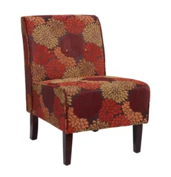 Hannah Harvest Marigold Armless Accent Chair