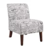 Shelby Script Armless Accent Chair -Storage supplies store 810389655 1 3