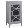 Ava Gray Geometric Single Door Cabinet 1 Ava Gray Geometric Single Door Cabinet -Storage supplies store 810389657 1