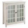 Preston White Vintage 2-Door Cabinet 2 Preston White Vintage 2-Door Cabinet -Storage supplies store 810389668 1