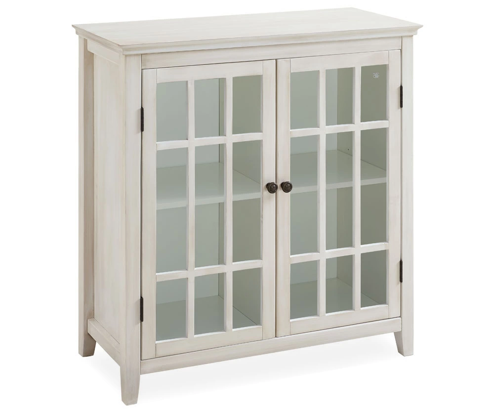 Preston White Vintage 2-Door Cabinet 3 Preston White Vintage 2-Door Cabinet