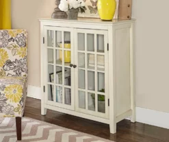 Preston White Vintage 2-Door Cabinet 6 Preston White Vintage 2-Door Cabinet -Storage supplies store 810389668 2