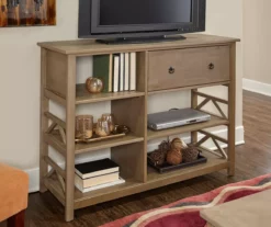 Rockford Rustic Gray 5-Shelf TV & Media Center -Storage supplies store 810389684 1
