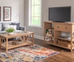 Rockford Rustic Gray 5-Shelf TV & Media Center -Storage supplies store 810389684 A0 10