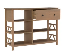 Rockford Rustic Gray 5-Shelf TV & Media Center -Storage supplies store 810389684 A0 5