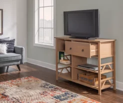 Rockford Rustic Gray 5-Shelf TV & Media Center -Storage supplies store 810389684 A0 9