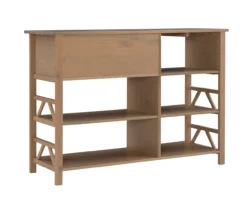 Rockford Rustic Gray 5-Shelf TV & Media Center -Storage supplies store 810389684 A2 4