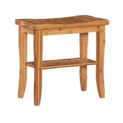18" Pierce Bamboo Bathroom Stool 19 18" Pierce Bamboo Bathroom Stool -Storage supplies store 810389685 2