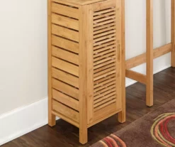 Pierce Bamboo Single Door Floor Cabinet -Storage supplies store 810389686 3