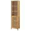 Pierce Bamboo 3-Shelf Tall Cabinet -Storage supplies store 810389688 1