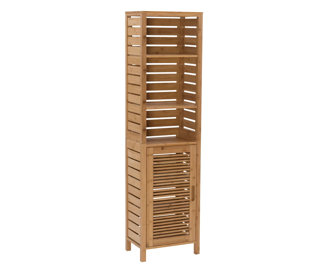 Pierce Bamboo 3-Shelf Tall Cabinet 4 Pierce Bamboo 3-Shelf Tall Cabinet - Image 2