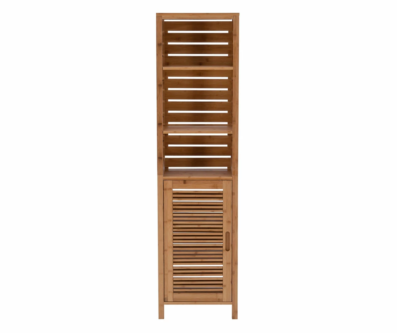 Pierce Bamboo 3-Shelf Tall Cabinet 9 Pierce Bamboo 3-Shelf Tall Cabinet - Image 7