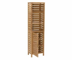 Pierce Bamboo 3-Shelf Tall Cabinet 25 Pierce Bamboo 3-Shelf Tall Cabinet -Storage supplies store 810389688 A0 3