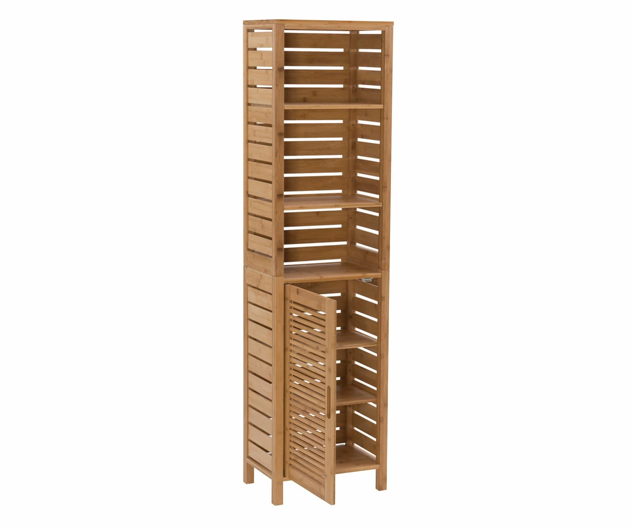 Pierce Bamboo 3-Shelf Tall Cabinet 14 Pierce Bamboo 3-Shelf Tall Cabinet - Image 12