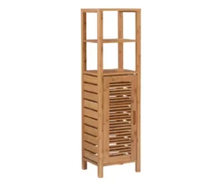 Pierce Bamboo 5-Shelf Mid Cabinet 18 Pierce Bamboo 5-Shelf Mid Cabinet -Storage supplies store 810389690 A0 1