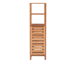 Pierce Bamboo 5-Shelf Mid Cabinet 21 Pierce Bamboo 5-Shelf Mid Cabinet -Storage supplies store 810389690 A2 2