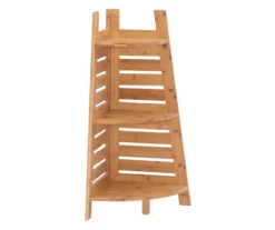 Pierce Bamboo 3-Tier Corner Shelf 17 Pierce Bamboo 3-Tier Corner Shelf -Storage supplies store 810389691 A0 1