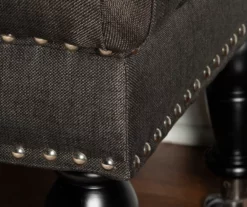 Claire Charcoal Tufted French Country Bench 19 Claire Charcoal Tufted French Country Bench -Storage supplies store 810389694 A8 6