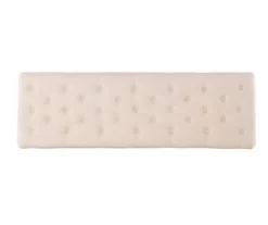 Natural Beige Padded French Country Bench 21 Natural Beige Padded French Country Bench -Storage supplies store 810389695 A0 5