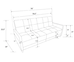 Ameriwood Avianna Coil Futon 34 Ameriwood Avianna Coil Futon -Storage supplies store 810405133 17