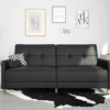 Ameriwood Avianna Faux Leather Coil Futon 1 Ameriwood Avianna Faux Leather Coil Futon -Storage supplies store 810405140