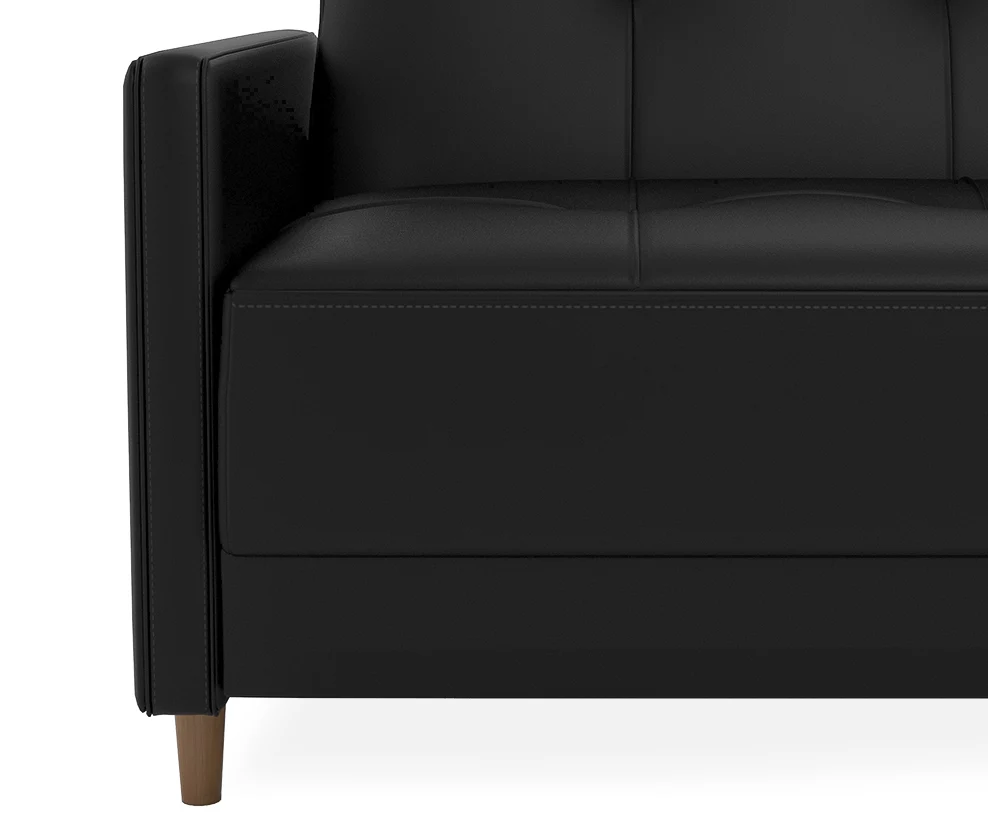 Ameriwood Avianna Faux Leather Coil Futon 22 Ameriwood Avianna Faux Leather Coil Futon - Image 20