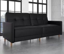 Ameriwood Avianna Faux Leather Coil Futon 26 Ameriwood Avianna Faux Leather Coil Futon -Storage supplies store 810405140 2