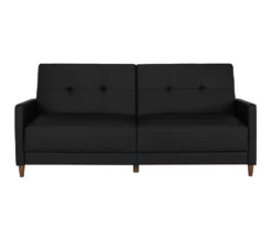 Ameriwood Avianna Faux Leather Coil Futon 27 Ameriwood Avianna Faux Leather Coil Futon -Storage supplies store 810405140 3 1