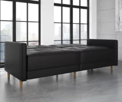 Ameriwood Avianna Faux Leather Coil Futon 28 Ameriwood Avianna Faux Leather Coil Futon -Storage supplies store 810405140 3