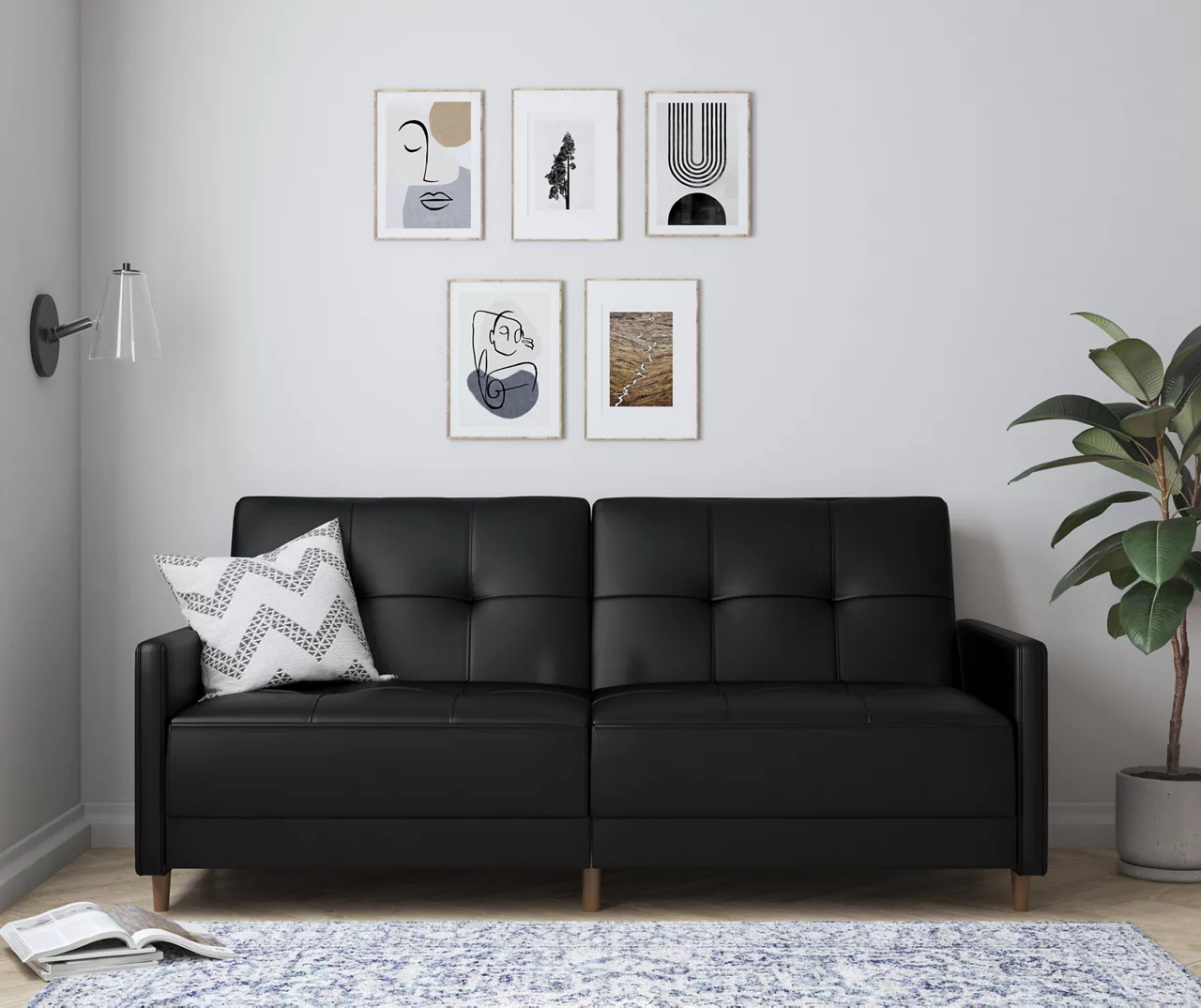 Ameriwood Avianna Faux Leather Coil Futon 13 Ameriwood Avianna Faux Leather Coil Futon - Image 11