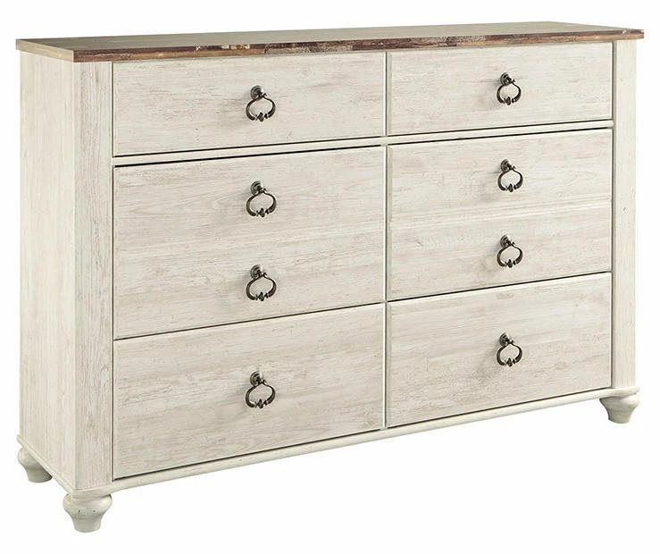 Willowton Whitewash Dresser 8 Willowton Whitewash Dresser - Image 6