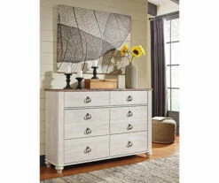 Willowton Whitewash Dresser 15 Willowton Whitewash Dresser -Storage supplies store 810406133 4