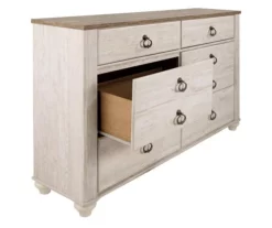 Willowton Whitewash Dresser 19 Willowton Whitewash Dresser -Storage supplies store 810406133 7