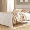 Signature Design By Ashley Willowton Queen Bed -Storage supplies store 810406134 810406135 810406136 2